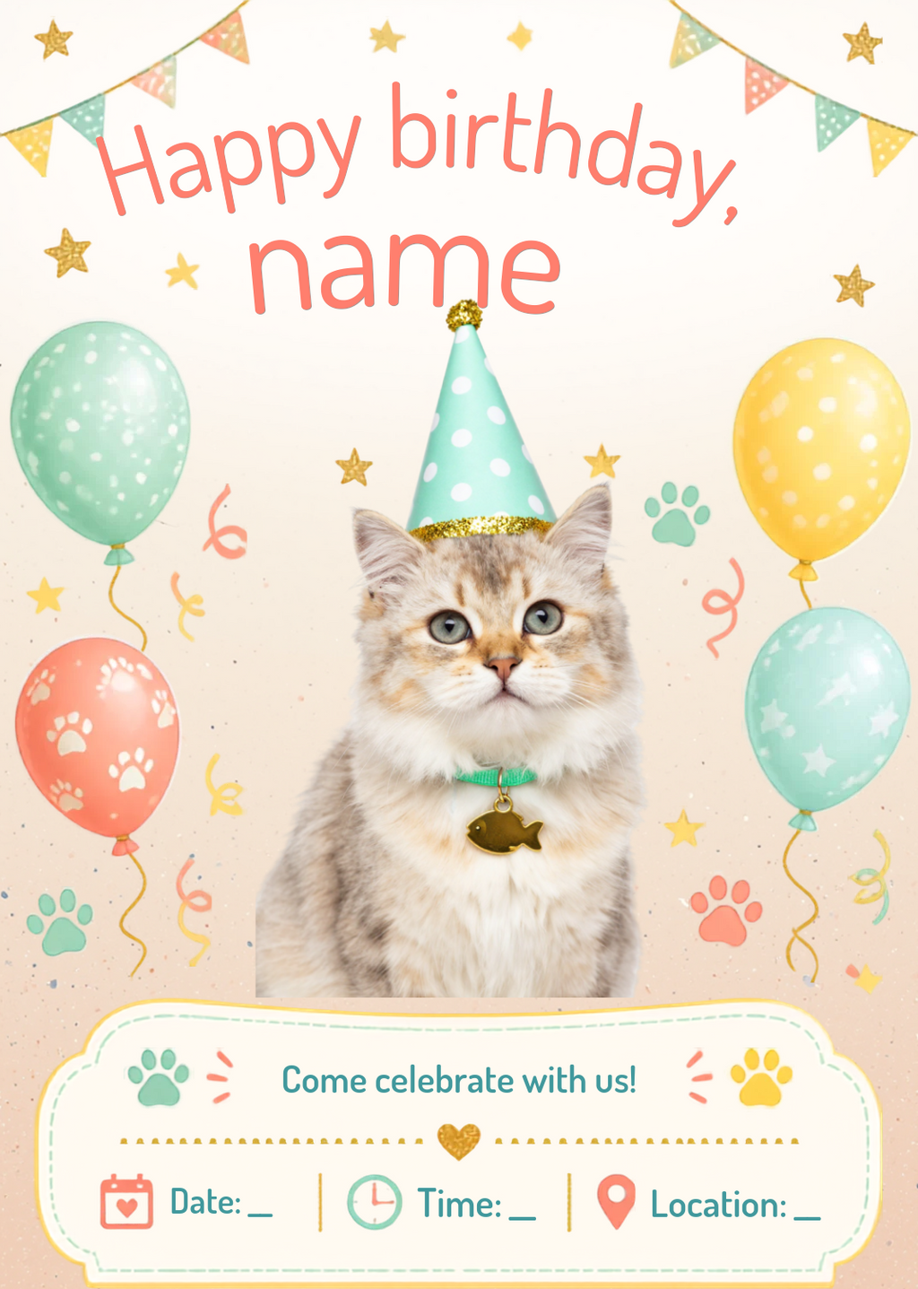 Birthday Card (Cats)