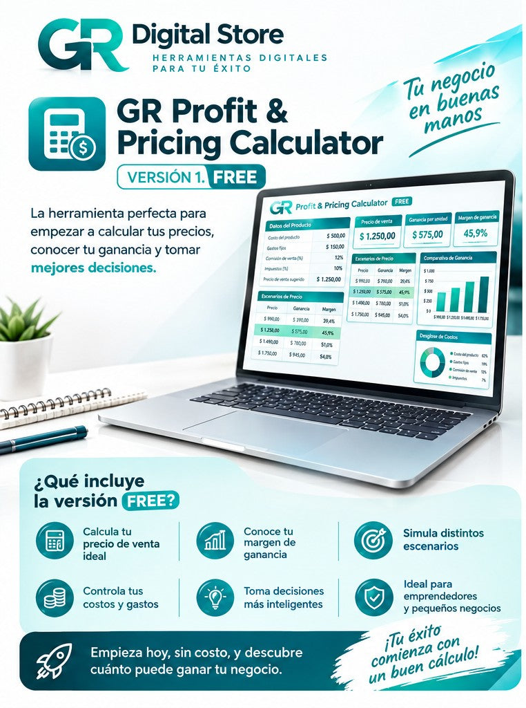 Pricing & Profit Calculator V1.FREE || Calculadora de Precios y Ganancia V1.FREE