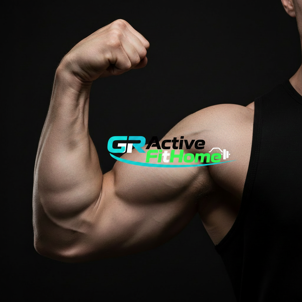 GR Active FitHome - brazo musculoso turquesa